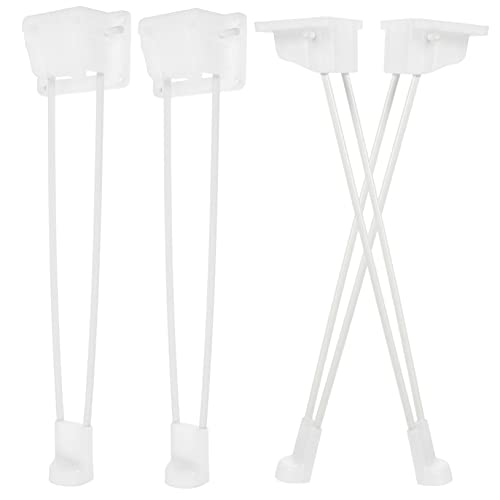 SHINEOFI 4Stücke Teiliges Klappbare Haarnadelbeine Metall Hohe Tischbeine Für Esstisch Schreibtisch Und Couchtisch Stilvolles Design Und Vielseitig von SHINEOFI