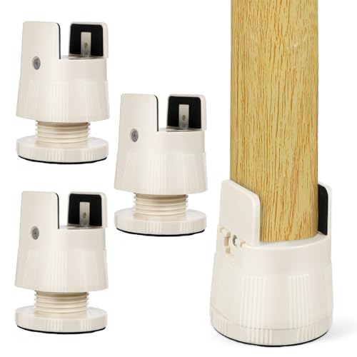 SHINEOFI 4stücke Verstellbare Möbelbeine Tisch Stuhlerhöhungen Höhenverstellung Von Stabile Möbelunterstützung Aus Robustem Für Sofas Und Betten von SHINEOFI