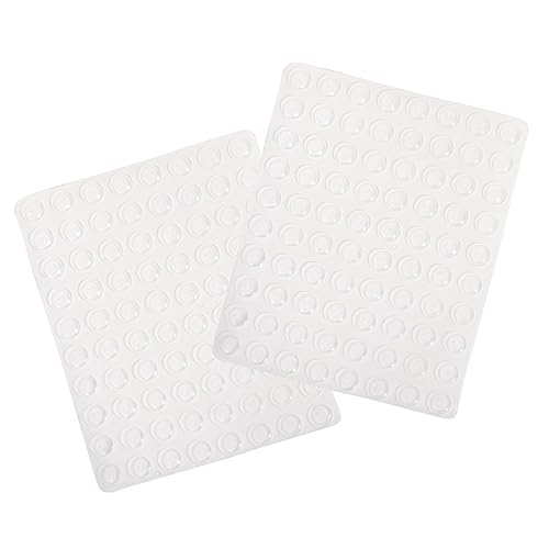 SHINEOFI 5 Sätze Selbstklebende Türpuffer Partikel Pro Blatt Geräuschdämpfung Und Stoßschutz Für Küchenschränke Und Möbel Transparent Für Schutz Und Polsterung 2 Blätter * 5 von SHINEOFI