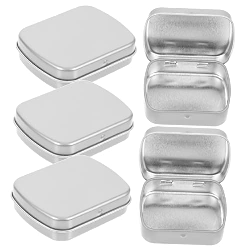 SHINEOFI 5stücke Teiliges Kleine Rechteckige Blechdosen Mit Deckel Praktische Organizer Für Süßigkeiten Schmuck Kräuter Und Mehr Für Zuhause Und Büro SHINEOFI 5stücke Teiliges Kleine Rechteckige Blechdosen Mit Deckel Praktische Organizer Für Süßigkeiten Schmuck Kräuter Und Mehr Für Zuhause Und Büro von SHINEOFI