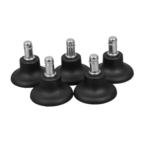SHINEOFI 5 Stück Bürostuhl Fußgleiter aus Grauem PU Material Feste Bodengleiter für Bürostühle und Kosmetikstühle Kratzschonend Einfache durch Steckstift rutschfeste Stuhlstopper SHINEOFI 5 Stück Bürostuhl Fußgleiter aus Grauem PU Material Feste Bodengleiter für Bürostühle und Kosmetikstühle Kratzschonend Einfache durch Steckstift rutschfeste Stuhlstopper von SHINEOFI