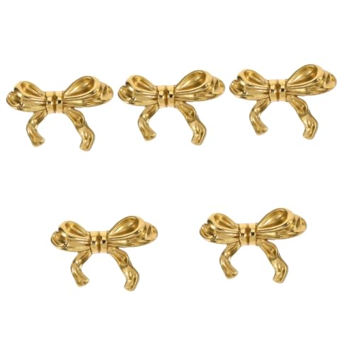 SHINEOFI 5 Stück Messinggriffe Möbel Vintage Bowknot Schrankgriff Kommode Schublade Kleine Dresser Knobs Einfach Montage Praktisch Dekorativ SHINEOFI 5 Stück Messinggriffe Möbel Vintage Bowknot Schrankgriff Kommode Schublade Kleine Dresser Knobs Einfach Montage Praktisch Dekorativ von SHINEOFI