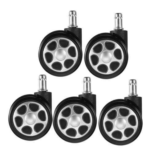 SHINEOFI 5 Stück Teiliges Bürostuhl Bremse Geräuscharme Schwere Lenkrollen für Ergonomische Gaming Bürostühle Stiftschaft Kompatibel für Vielseitigen Austausch SHINEOFI 5 Stück Teiliges Bürostuhl Bremse Geräuscharme Schwere Lenkrollen für Ergonomische Gaming Bürostühle Stiftschaft Kompatibel für Vielseitigen Austausch von SHINEOFI