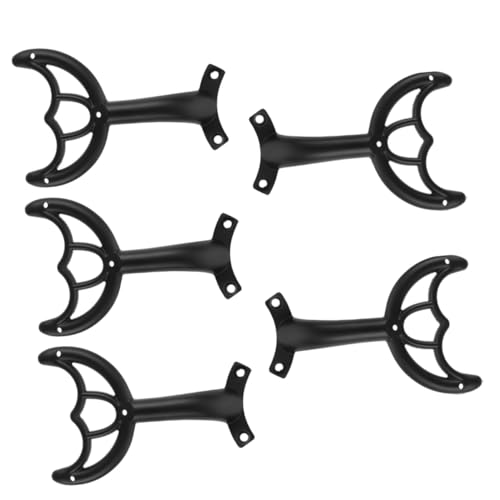 SHINEOFI 5 Stück Teiliges Decke Arme Ersatz Metall Halterung Geräuscharm Vibrationsarm Kompatibel mit Verschiedenen Modellen Schwarz Robust Einfach zu Montieren von SHINEOFI