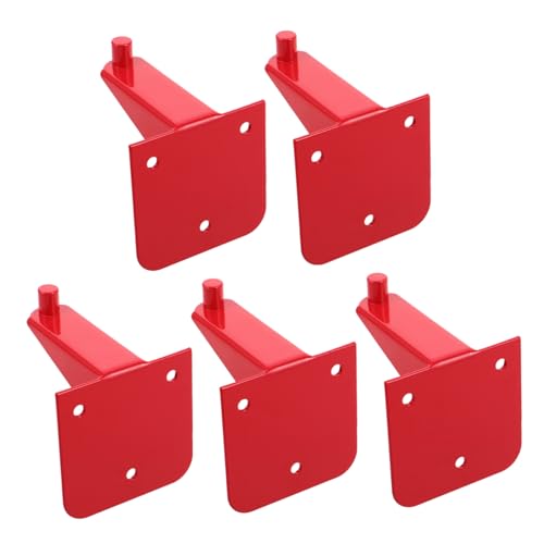 SHINEOFI 5 Stück Teiliges Feuerlöscher Halter aus Robustem Kohlenstoffstahl Wandhalterung mit Stabilem Platzsparend Langlebig Einfache Montage für Werkstatt Büro Zuhause von SHINEOFI