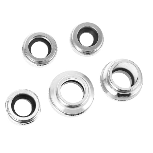 SHINEOFI 5 Stück Teiliges Wasserhahn Adapter aus Langlebig und Vielseitig Geeignet als Garten Schlauchadapter Wasserfilter und Waschbeckenanschluss Kompatibel mit Meisten Wasserhähnen von SHINEOFI