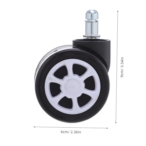 SHINEOFI 5 Stück Teiliges Weiß Robuste Drehbare Stift-räder für Bürostühle Kratzfreie Möbelgleiter für Harte Böden Einfache Installation und Vielseitige Nutzung im Büro SHINEOFI 5 Stück Teiliges Weiß Robuste Drehbare Stift-räder für Bürostühle Kratzfreie Möbelgleiter für Harte Böden Einfache Installation und Vielseitige Nutzung im Büro von SHINEOFI