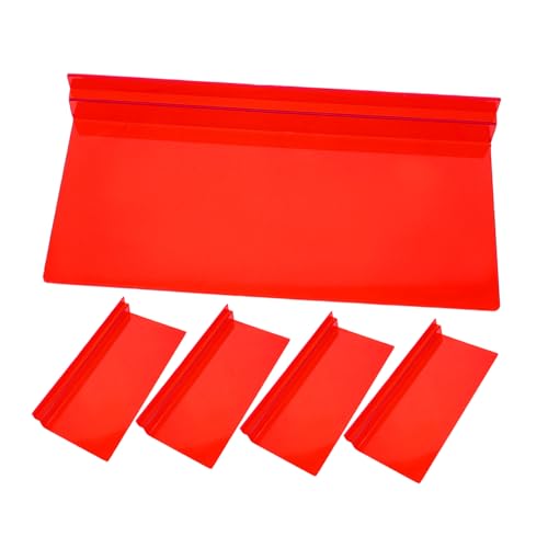 SHINEOFI 5 Stück Transparente Wandregale für Schuhe Slatwall Schuhregal mit Hoher Tragfähigkeit zur Optimalen Präsentation Geschäften für Sammlungen von SHINEOFI