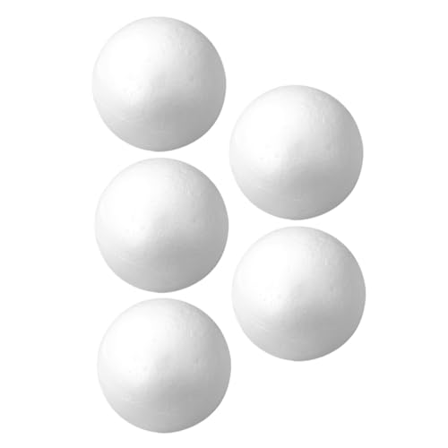 SHINEOFI 5stücke Polystyrolkugeln Weiß Styroporkugeln Zum Basteln Für Junge Mädchen Schaumstoffkugeln Für Kunstprojekte DIY-blumenbasis Dekoration Für Feiertage Und Partys SHINEOFI 5stücke Polystyrolkugeln Weiß Styroporkugeln Zum Basteln Für Junge Mädchen Schaumstoffkugeln Für Kunstprojekte DIY-blumenbasis Dekoration Für Feiertage Und Partys von SHINEOFI