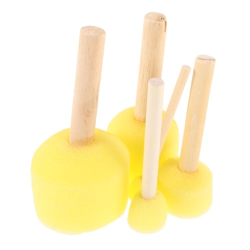 SHINEOFI 5 Teiliges Set Schwamm Kunstroller Zum Herstellen Von Würfen Formen Modelliermasse Modelliermasse Keramik Ton Set Arbeitsschneider Töpfermasse Modelliermasse Werkzeug von SHINEOFI