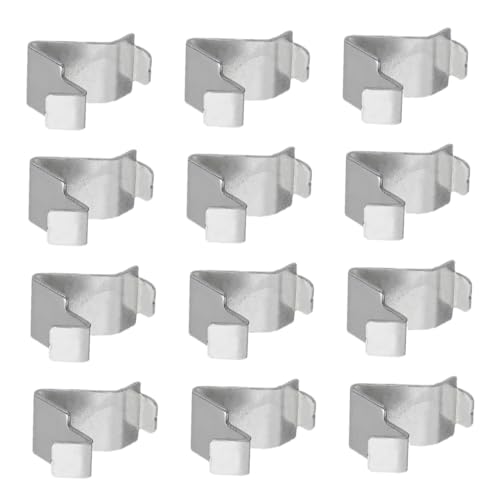 SHINEOFI 50 Stück Metall Regal Clips Verdickt Schwerlast Träger Abnehmbare Halterung Für Aktenschrank Bücherregal Küchenschrank Multifunktionale Stützklammern von SHINEOFI