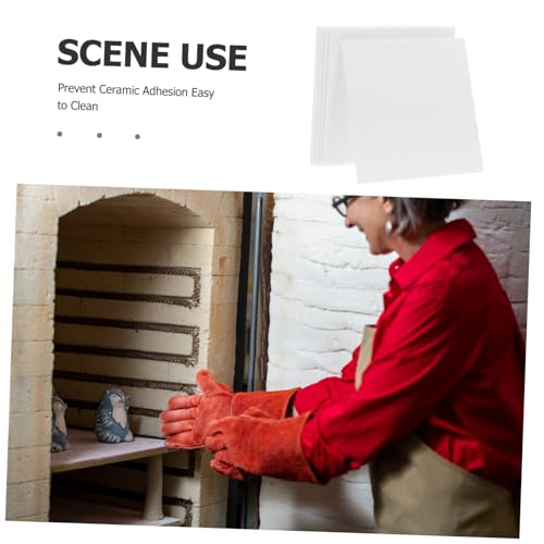 SHINEOFI 5stücke Hitzebeständige Keramik-pad-Matte Antihaft-feuerstelle Unterlage Für Töpferöfen Langlebige Robuste Brennunterlage Leicht Zu Reinigen Und Pflegeleicht von SHINEOFI