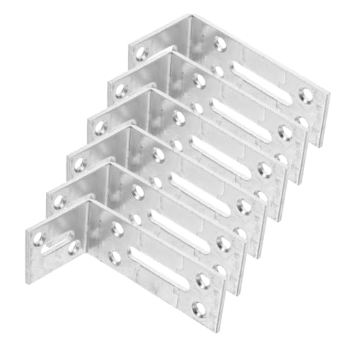 SHINEOFI 6 Stück Einstellbare Regalhalterungen Förmige Eckwinkel Robuste Wandmontage für Tische und Stühle Langlebig Installieren Stabiler Halt SHINEOFI 6 Stück Einstellbare Regalhalterungen Förmige Eckwinkel Robuste Wandmontage für Tische und Stühle Langlebig Installieren Stabiler Halt von SHINEOFI