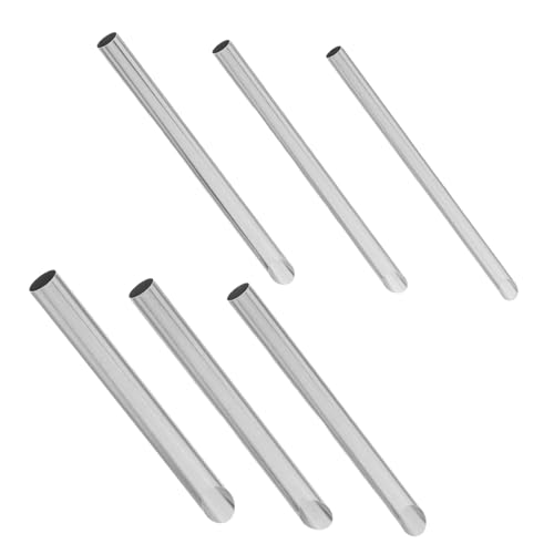 SHINEOFI 6 Stück Runde Tonlochschneider für Keramik DIY Projekte Präzisionswerkzeuge für Teekannen und Teezubehörgestaltung von SHINEOFI