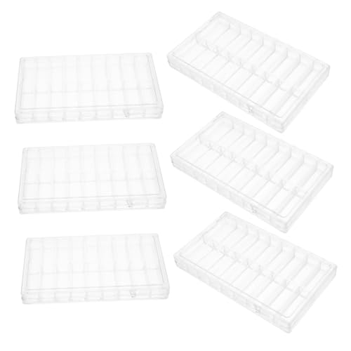 SHINEOFI 6 Stück Teiliges Aufbewahrungsbox für Uhrenteile Transparente Kunststoff Organizer mit Fächern für Kleinteile und Bastelbedarf Praktische Sortierbox für Schrauben und Zubehör SHINEOFI 6 Stück Teiliges Aufbewahrungsbox für Uhrenteile Transparente Kunststoff Organizer mit Fächern für Kleinteile und Bastelbedarf Praktische Sortierbox für Schrauben und Zubehör von SHINEOFI