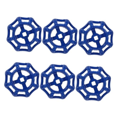 SHINEOFI 6 Stück Teiliges Außenwasserhahn Ersatzgriff aus Robustem Gussstahl Rundes Ventil handrad mit Quadratischem Stielloch Langlebiger Wasserhahn handhebel für Gartenschläuche Einfache SHINEOFI 6 Stück Teiliges Außenwasserhahn Ersatzgriff aus Robustem Gussstahl Rundes Ventil handrad mit Quadratischem Stielloch Langlebiger Wasserhahn handhebel für Gartenschläuche Einfache von SHINEOFI