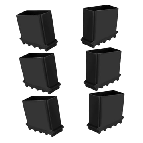 SHINEOFI 6 Stück Teiliges Rutschfeste Gummileiterfüße mit Isolierung Verstärkte Leiterfußschutzkappen für Verschiedene Leitern Einfache Montage Schutz und Stabilität bei Elektrischen von SHINEOFI