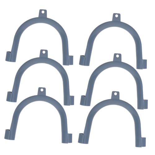 SHINEOFI 6 Stück Teiliges U-förmiges Waschmaschinen Ablaufschlauch Halter Robuster Rohrhalter zur Sicheren Befestigung und Führung von Abwasserschläuchen Vielseitig Kompatibel für von SHINEOFI