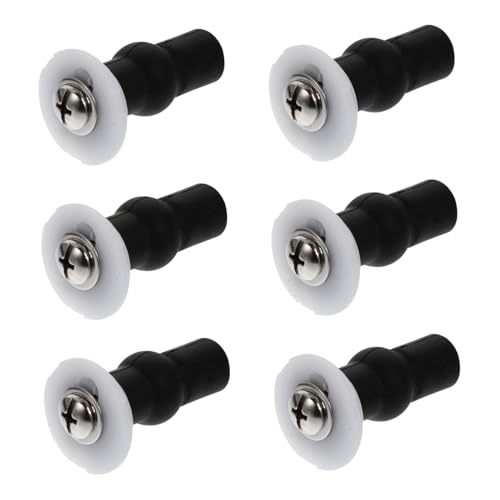 SHINEOFI 6 Stück Teiliges Wc Sitz Befestigungsset Messing Expansionsschrauben Toilettensitz Ersatzschrauben Langlebig Rostfrei Einfach zu Montieren Passend für Toiletten von SHINEOFI