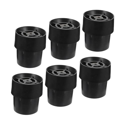 SHINEOFI 6 Stück Trampolin Fußkappen Anti Pads – Passend Für Stangen Mit 25 cm Durchmesser – Ersatz Fußspitzen Schutz – Für EIN Wackelfreies Und Stabiles Trampolin von SHINEOFI