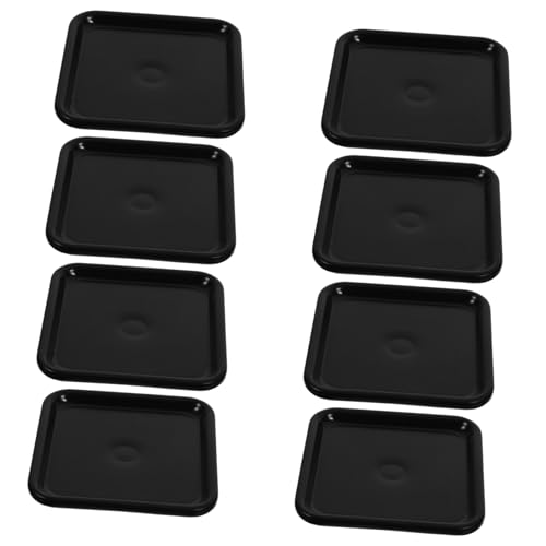 SHINEOFI 8 Stück Möbelgleiter für Fliesenböden Untersetzer Möbel Schieberegler zum Trainieren Chair Floor Protectors rutschfeste Möbelpolster Stuhlräder Metall Black von SHINEOFI