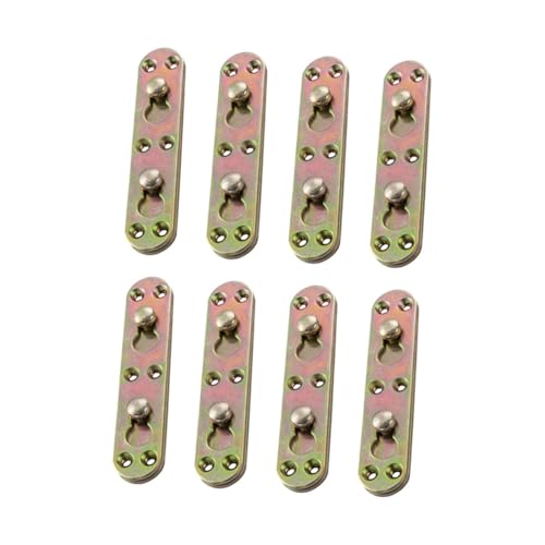 SHINEOFI 8 Stück Teiliges Bettscharnier Metall Rostfrei Unsichtbare Bettrahmenverbinder Robuste Möbelbeschläge für Bettgestelle Lattenroste Kopf Fußteile Einfache Montage und Demontage SHINEOFI 8 Stück Teiliges Bettscharnier Metall Rostfrei Unsichtbare Bettrahmenverbinder Robuste Möbelbeschläge für Bettgestelle Lattenroste Kopf Fußteile Einfache Montage und Demontage von SHINEOFI