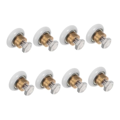 SHINEOFI 8 Stück Teiliges Duschtür Schiebewagen aus Hochwertigem Material Präzise Lager für Geräuschlosen Lauf Wasserdichte Dichtungsringe Einfache Montage Geeignet für Glas Duschtüren SHINEOFI 8 Stück Teiliges Duschtür Schiebewagen aus Hochwertigem Material Präzise Lager für Geräuschlosen Lauf Wasserdichte Dichtungsringe Einfache Montage Geeignet für Glas Duschtüren von SHINEOFI