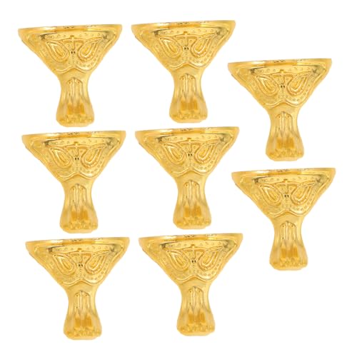 SHINEOFI 8 Stück Teiliges Metallboxfüße und Eckschutz aus Zinklegierung Retro Vintage Schmuckbox Beine mit Dekorativen Tiergesicht-bodenfüßen Stabil für Möbel Aufbewahrungsboxen SHINEOFI 8 Stück Teiliges Metallboxfüße und Eckschutz aus Zinklegierung Retro Vintage Schmuckbox Beine mit Dekorativen Tiergesicht-bodenfüßen Stabil für Möbel Aufbewahrungsboxen von SHINEOFI