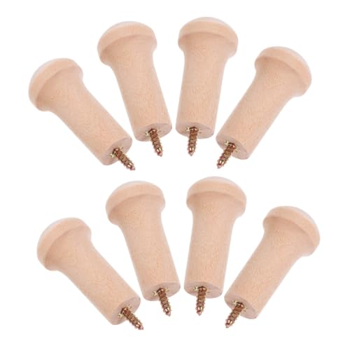 SHINEOFI 8 Stück Teiliges Natürliche Holz Wandhaken für Türmontage Vielseitige Kleiderhaken zum Aufhängen von Mänteln Handtüchern und Taschen Einfache Montage mit Schrauben Platzsparend SHINEOFI 8 Stück Teiliges Natürliche Holz Wandhaken für Türmontage Vielseitige Kleiderhaken zum Aufhängen von Mänteln Handtüchern und Taschen Einfache Montage mit Schrauben Platzsparend von SHINEOFI