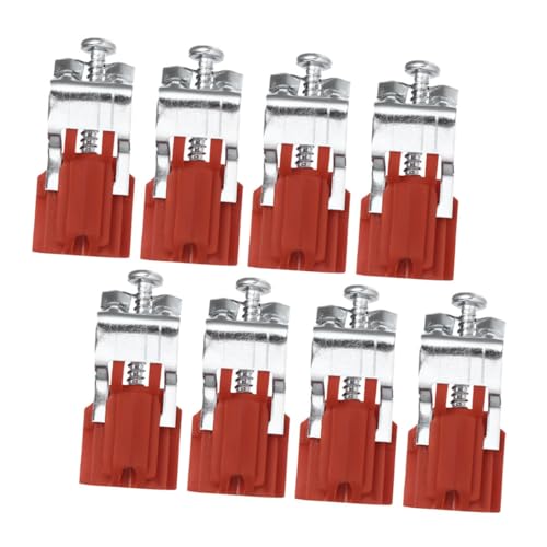 SHINEOFI 8 Stück Teiliges Verstellbare Küchenspülen befestigungsklammern aus Bogenförmiges Design Einfache Schraubmontage Schonend für Oberflächen Geeignet für Unterbau spülbecken von SHINEOFI