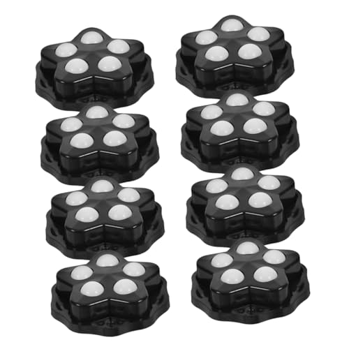 SHINEOFI 8stücke Selbstklebende Drehbare Schwenkrollen Für Küchengeräte Mülleimer Werkzeugkästen Und Möbel Ohne Werkzeug Zu Installieren von SHINEOFI