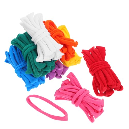 SHINEOFI 96 Stück Teiliges Elastische Webschlaufen in Pastellfarben Nachfüllpack für Webrahmen Bunte Elastische Fäden für DIY-topflappen Untersetzer Armbänder Bastelprojekte und von SHINEOFI