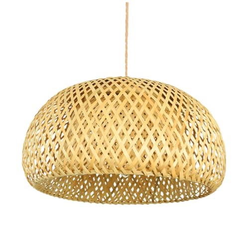 SHINEOFI Bambusgewebter Lampenschirm im Rustikalen Stil Hängelampe für Wohnzimmer Schlafzimmer Handgefertigte Pendelleuchte Chinesischer Lampenschirm Multifunktional ohne SHINEOFI Bambusgewebter Lampenschirm im Rustikalen Stil Hängelampe für Wohnzimmer Schlafzimmer Handgefertigte Pendelleuchte Chinesischer Lampenschirm Multifunktional ohne von SHINEOFI