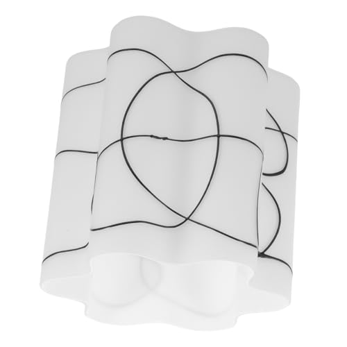 SHINEOFI Blumiger Lampenschirm Elegante Pendelleuchte oder Tischlampenabdeckung für Gemütliche Wohnräume Geeignet für Esszimmer Schlafzimmer und Wände mit Einzigartigem Design und Frosted von SHINEOFI