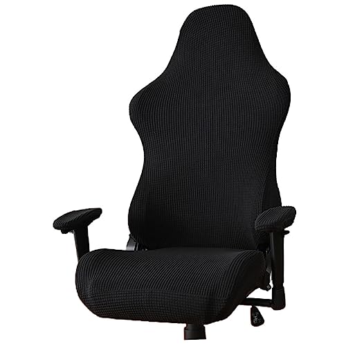 SHINEOFI Bürostuhl Bezug Elastisch rutschfest Waschbar Gaming Stuhl Husse mit Schutz für Büro Home Office Gaming Schwarz SHINEOFI Bürostuhl Bezug Elastisch rutschfest Waschbar Gaming Stuhl Husse mit Schutz für Büro Home Office Gaming Schwarz von SHINEOFI