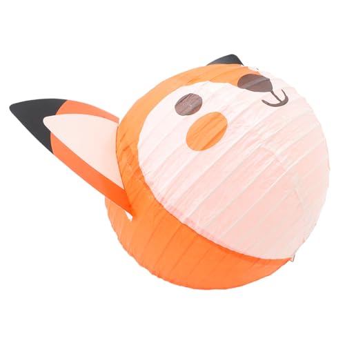 SHINEOFI Cartoon Tier Laterne Handliche Papierlaterne Kindergarten Dekoration Party Deko mit Niedlichem Fuchs Motiv Leicht Tragbar für Kinderfest SHINEOFI Cartoon Tier Laterne Handliche Papierlaterne Kindergarten Dekoration Party Deko mit Niedlichem Fuchs Motiv Leicht Tragbar für Kinderfest von SHINEOFI