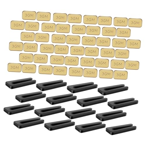 SHINEOFI Ceiling Fan Balance Kit Selbstklebende Metallgewichte Ausgleichsklammern Auswuchtset für Deckenventilatorflügel zur Wackelkorrektur und Gleichmäßigen Drehung von SHINEOFI