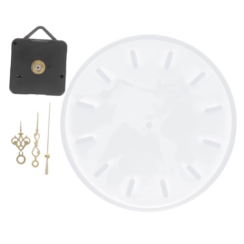 SHINEOFI DIY Silikonform Uhr Rund Epoxidharz Gießform für Uhrplatten Basteln Inklusive DIY Uhrwerk mit Zeigern Einfach zu Reinigen Wiederverwendbar für Harz Kunsthandwerk und Reparatur SHINEOFI DIY Silikonform Uhr Rund Epoxidharz Gießform für Uhrplatten Basteln Inklusive DIY Uhrwerk mit Zeigern Einfach zu Reinigen Wiederverwendbar für Harz Kunsthandwerk und Reparatur von SHINEOFI
