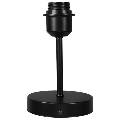 SHINEOFI Deckenlampenfassung Metall DIY Zubehör für Robuste und Langlebige Beleuchtung Einfache Installation Ästhetische Vielseitigkeit Geeignet für Verschiedene Wohnstile Schwarz von SHINEOFI