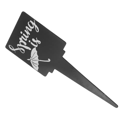 SHINEOFI Deko Arrangement Aus Eisen Perlit Für Pflanzen Pflanzenetiketten Aus Metall Pflanzenetikett Aus Eisen Gartenetikett Pfähle Etikett Für Topfpflanzen Gartenmarkierung von SHINEOFI