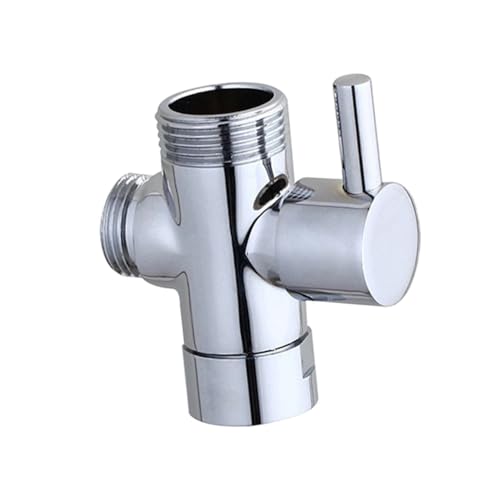 SHINEOFI Drei wege Duscharmatur Winkelventil aus Massivem Messing Robust und Langlebig Einfache Installation drehung Bedienung Geeignet für Handbrause Wasserflusssteuerung im Badezimmer SHINEOFI Drei wege Duscharmatur Winkelventil aus Massivem Messing Robust und Langlebig Einfache Installation drehung Bedienung Geeignet für Handbrause Wasserflusssteuerung im Badezimmer von SHINEOFI