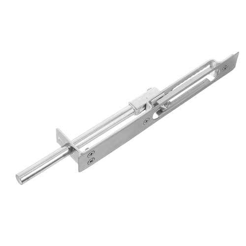 SHINEOFI Edelstahl Flush Bolt für Doppeltüren Verdeckter Sicherheits Türriegel mit Verzahntem Riegel Einfache Montage Geeignet für Haus und Büro Langlebig und Robust von SHINEOFI