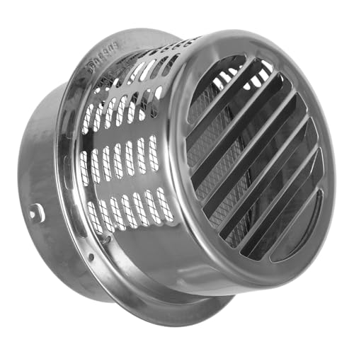 SHINEOFI Edelstahl Lüftungsgitter mit Regenhaube Wetterfeste Außenwand abdeckung für Küche und Bad Robuste Ventilatorhaube für Haus und Büro Einfache Montage Korrosionsbeständig SHINEOFI Edelstahl Lüftungsgitter mit Regenhaube Wetterfeste Außenwand abdeckung für Küche und Bad Robuste Ventilatorhaube für Haus und Büro Einfache Montage Korrosionsbeständig von SHINEOFI