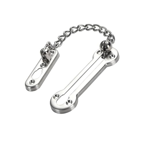 SHINEOFI Edelstahl Türkette Sicherheitsschloss Rostfrei Verstellbar Einbruchschutz für Türen und Fenster Einfache Montage Geeignet für Haustür und Fenster mit Teilweiser Öffnung zur SHINEOFI Edelstahl Türkette Sicherheitsschloss Rostfrei Verstellbar Einbruchschutz für Türen und Fenster Einfache Montage Geeignet für Haustür und Fenster mit Teilweiser Öffnung zur von SHINEOFI