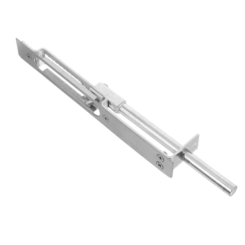 SHINEOFI Edelstahl Verdeckter Sicherheits Türriegel mit Gezahntem Stift für Doppeltüren Verdeckter Einbau Robuste Sicherheitsschloss für Haus und Büro Einfache Montage Hohe von SHINEOFI