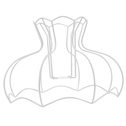 SHINEOFI Einstellbarer Lampenschirmring aus Premium Eisen Stabiler DIY Tischlampenrahmen für Individuelle Lampenschirme Langlebig und Einfach zu Montieren Geeignet für Wohnzimmer Büro von SHINEOFI