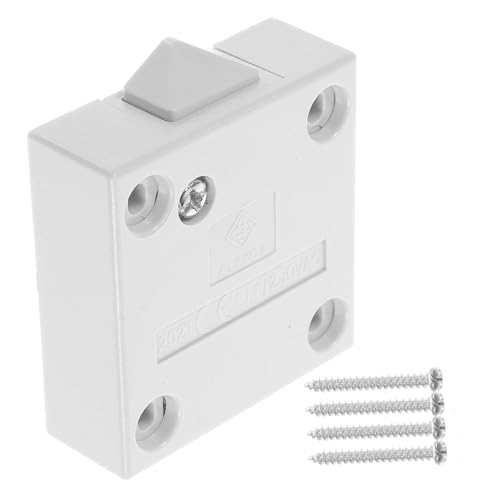 SHINEOFI Elektrischer Türsteuerungsschalter für Schranklicht Normalerweise Geschlossener Lampenschalter Automatisches Ein Ausschalten bei Türöffnung Verschleißfest Weiß Geeignet für SHINEOFI Elektrischer Türsteuerungsschalter für Schranklicht Normalerweise Geschlossener Lampenschalter Automatisches Ein Ausschalten bei Türöffnung Verschleißfest Weiß Geeignet für von SHINEOFI