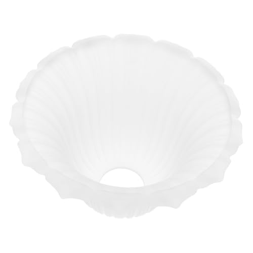 SHINEOFI Europäischer Glas Lampenschirm Transparent Mittelloch Kronleuchter Abdeckung Stilvoll Langlebig für Deckenleuchte Wandlampe Stehlampe Schlafzimmer Wohnzimmer von SHINEOFI