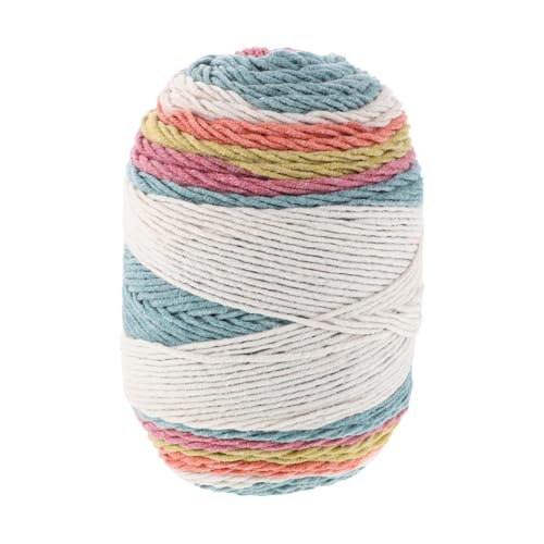 SHINEOFI Farbverlaufsgarn zum Stricken und Häkeln Bunte Baumwollwolle Sanft zur Haut Vielseitig für DIY Kuscheltiere Kissen Decken Schals Lebendige Regenbogenfarben Einfach zu Verarbeiten SHINEOFI Farbverlaufsgarn zum Stricken und Häkeln Bunte Baumwollwolle Sanft zur Haut Vielseitig für DIY Kuscheltiere Kissen Decken Schals Lebendige Regenbogenfarben Einfach zu Verarbeiten von SHINEOFI