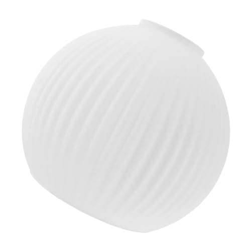 SHINEOFI Glas Lampenschirm Ersatz Kugel Opal Weiß Rund DIY Lampenabdeckung für Deckenleuchte Pendelleuchte Wandleuchte Wohnzimmer Schlafzimmer von SHINEOFI